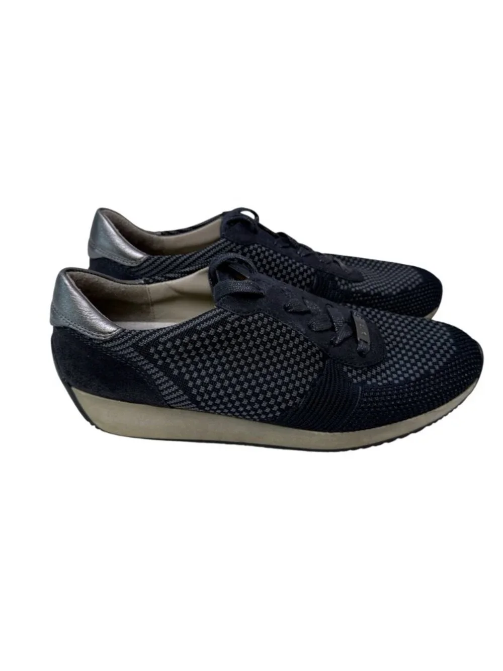 Ara Sneakers Dynergy Size 6 Navy Blue Lace Up Casual Comfort Women’s Shoes